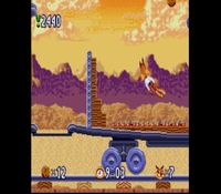 une photo d'Ã©cran de Bubsy in Claws Encounters the Furry Kind sur Nintendo Super Nes